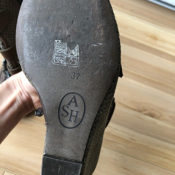 ASH open toed suede heels - Picture 7 of 7